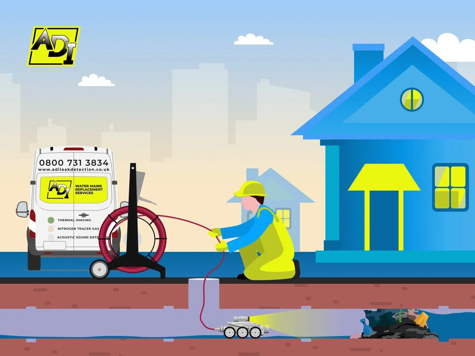 Drainage CCTV Surveys & Investigations Eastbourne
